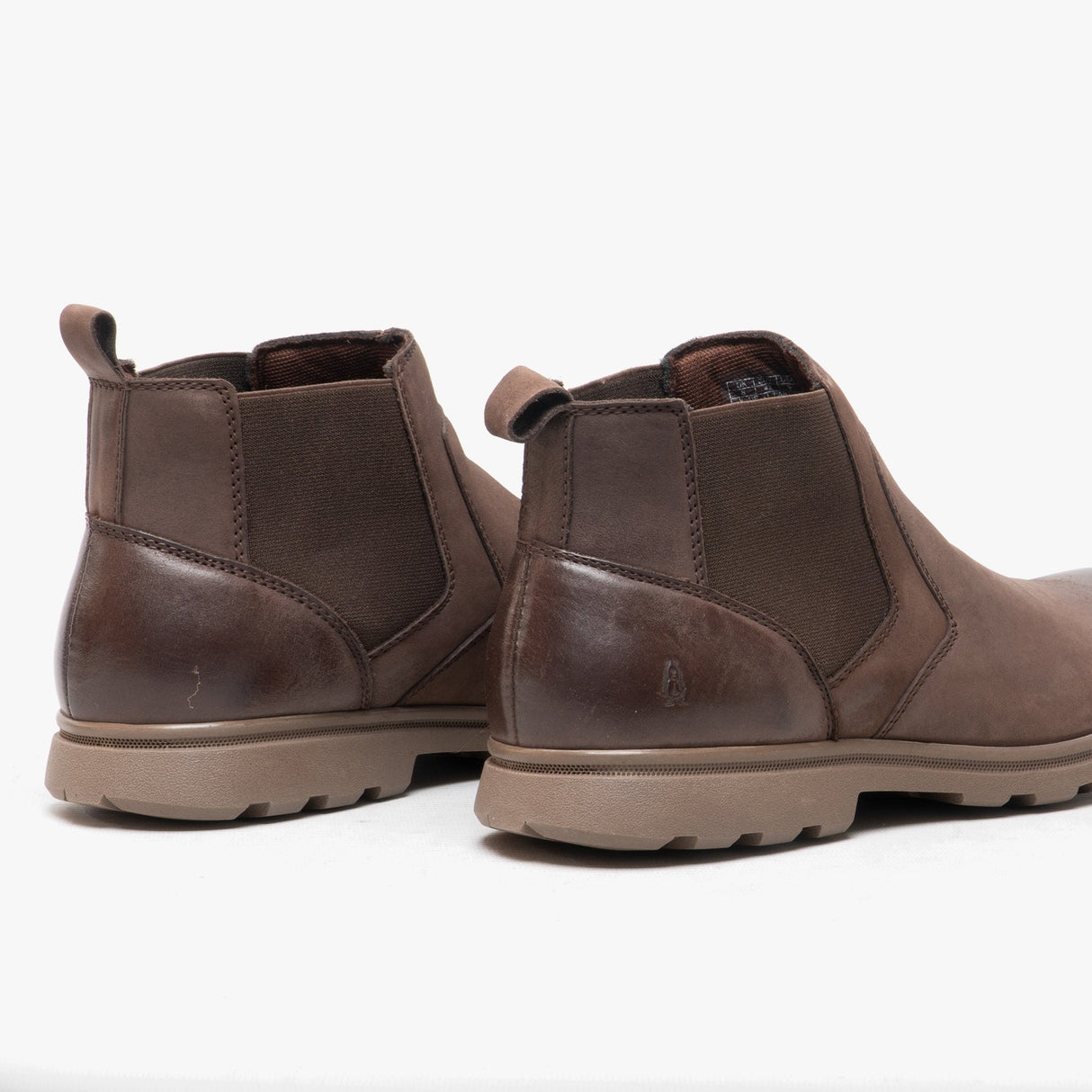 Hush Puppies TYRONE Mens Nubuck Boots Brown