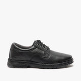 Hush Puppies OUTLAW II Mens Leather Shoes Black