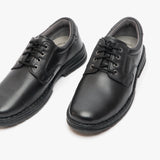 Hush Puppies OUTLAW II Mens Leather Shoes Black