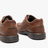 Hush Puppies RANDALL II Mens Leather Shoes Brown