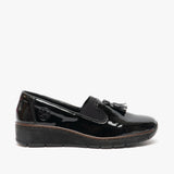 Rieker 53751-00 Womens Loafer Shoes Patent Black