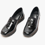 Rieker 53751-00 Womens Loafer Shoes Patent Black