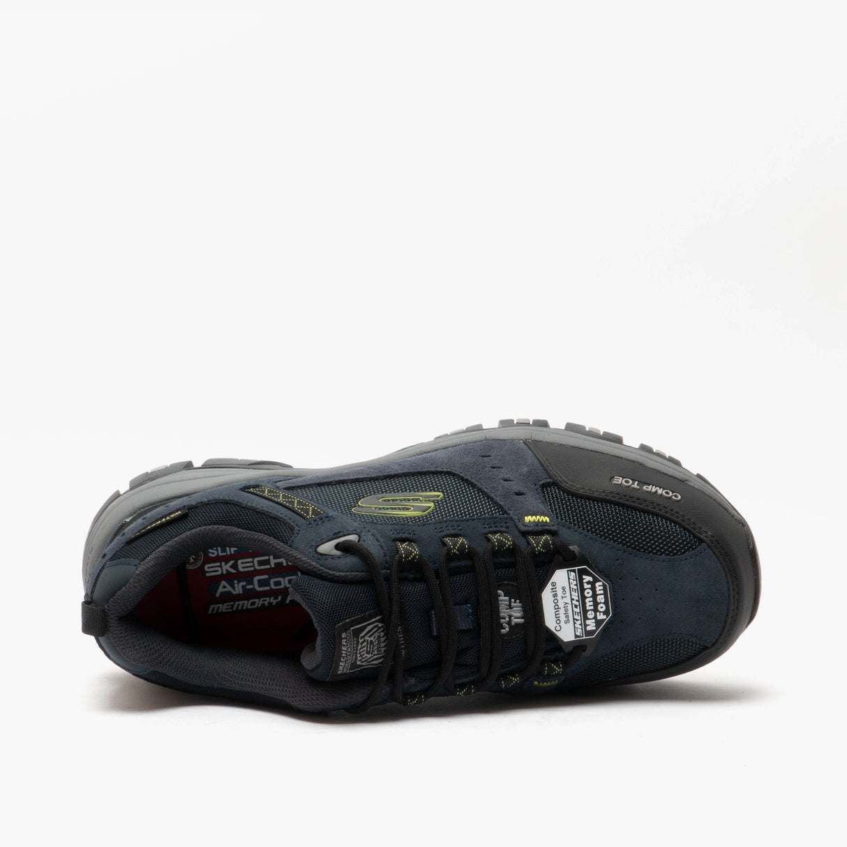 Skechers Work 77183EC GREETAH Mens Safety Trainers Navy/Black