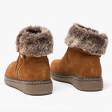 Hush Puppies PENNY Womens Suede Ankle Boot Tan