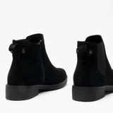 Hush Puppies MADDY Womens Suede Ankle Boot Black