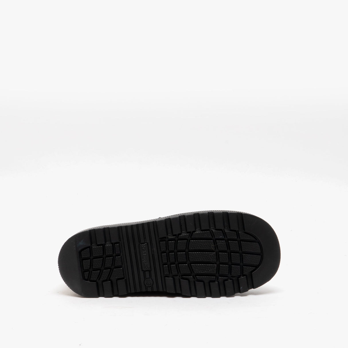 KAREN JNR Girls Leather Slip On Shoes Patent Black