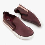 Rocket Dog BECKI Womens Slip On Trainers Oxblood