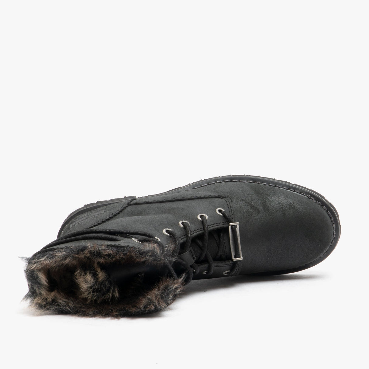 Harley Davidson CLEARFIELD Womens Leather Ankle Boots Black