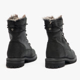 Harley Davidson CLEARFIELD Womens Leather Ankle Boots Black