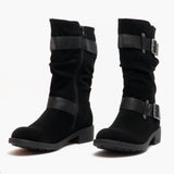 Rocket Dog TRUMBLE ONTARIO Womens Biker Boots Black