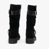 Rocket Dog TRUMBLE ONTARIO Womens Biker Boots Black