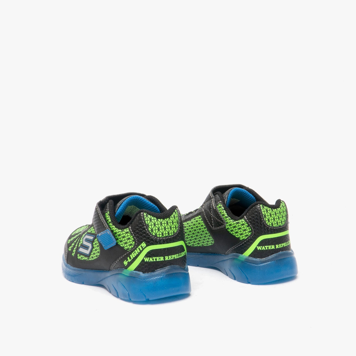 Skechers 401520N/BBLM ILLUMI-BRIGHTS Boys Trainers Blue/Lime