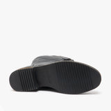 Hush Puppies RUDY Womens Leather Tall Boots Black