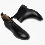 Hush Puppies CHLOE Womens Leather Ankle Boots Black