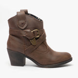 Rocket Dog SATIRE Womens Western Boots Dark Brown