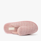 Shuperb SPARKLE TESTER Womens Full Slipper Old Pink