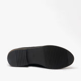 Hush Puppies STELLA Womens Leather Ankle Boots Black