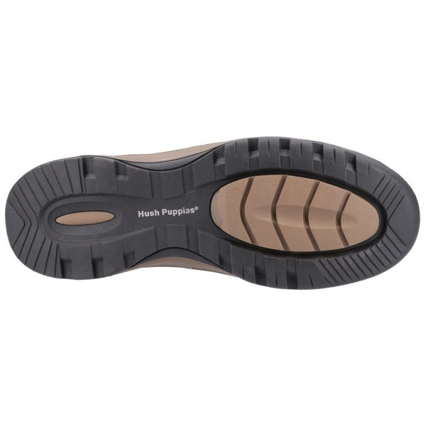 Hush Puppies GROVER Mens Waxy Nubuck Ankle Boots Brown