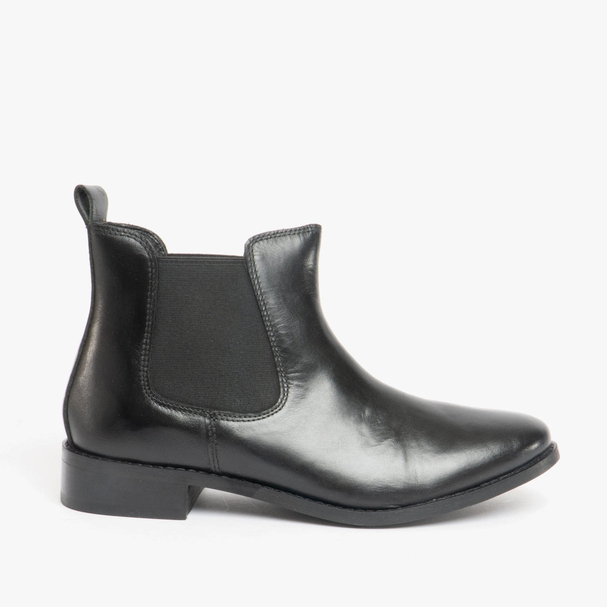 Shuperb PIPPA Womens Leather Chelsea Boots Black