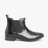 Shuperb PIPPA Womens Leather Chelsea Boots Black
