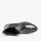 Shuperb PIPPA Womens Leather Chelsea Boots Black