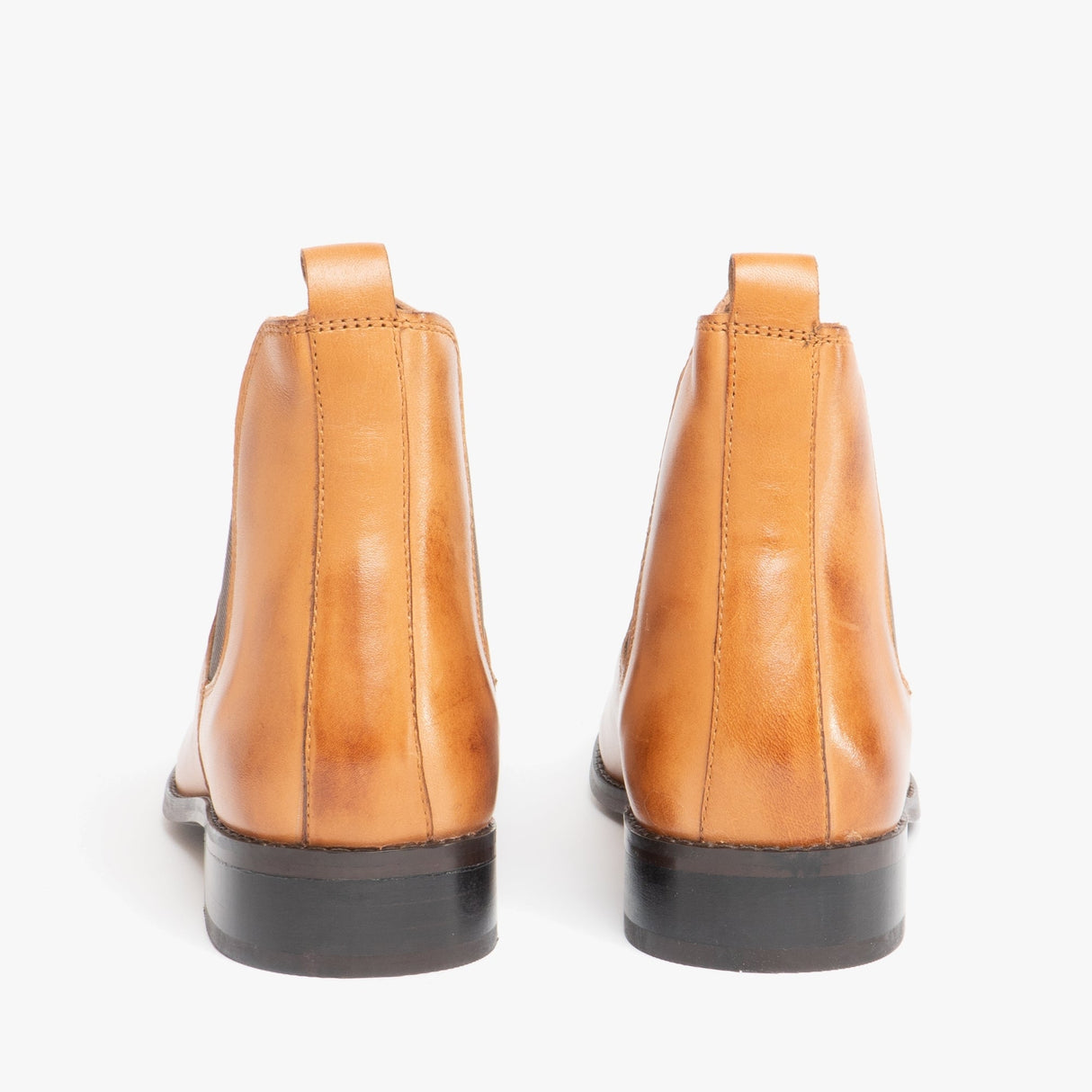 Shuperb PIPPA Womens Leather Chelsea Boots Tan