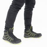 Helly Hansen ADDVIS MID Mens Safety Boots Black/Yellow