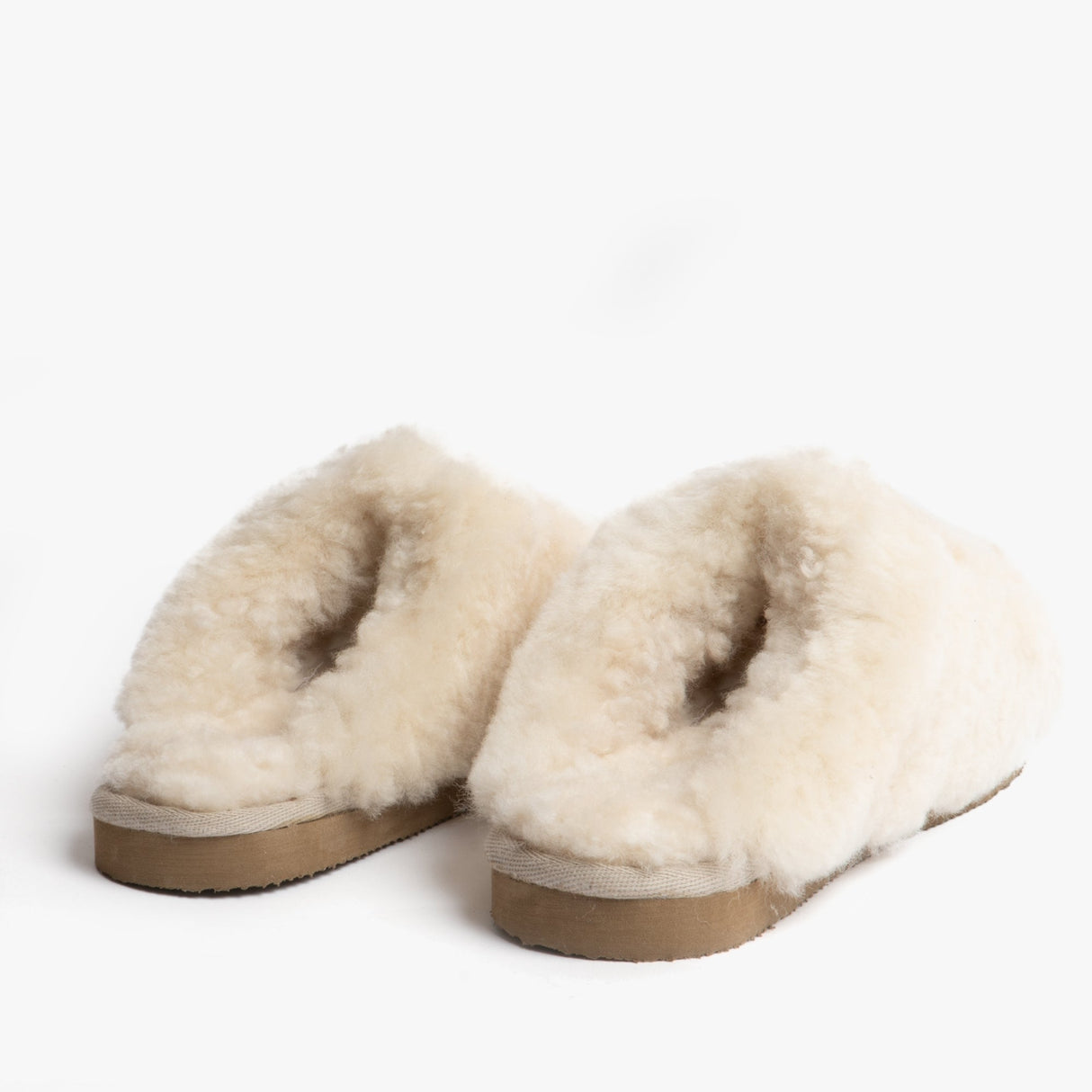 Shepherd JENNY Womens Sheepskin Mules Creme