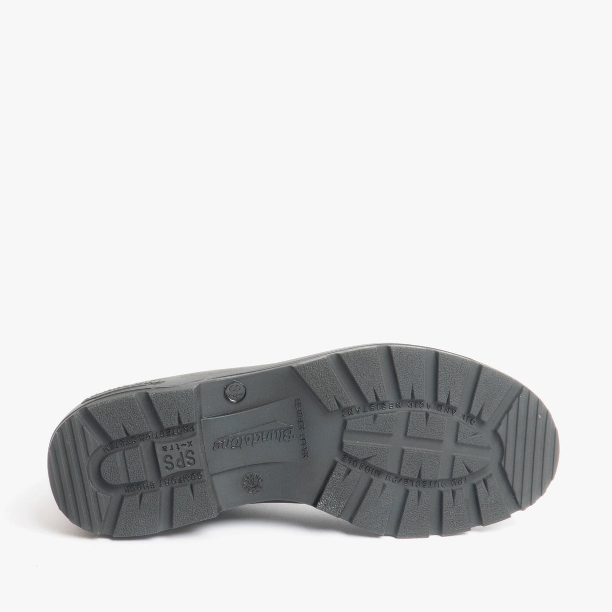 Blundstone 587 Unisex Leather Chelsea Boots Rustic Black