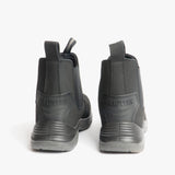 Grafters M371A Mens Coated Leather Safety Dealer Boots Black