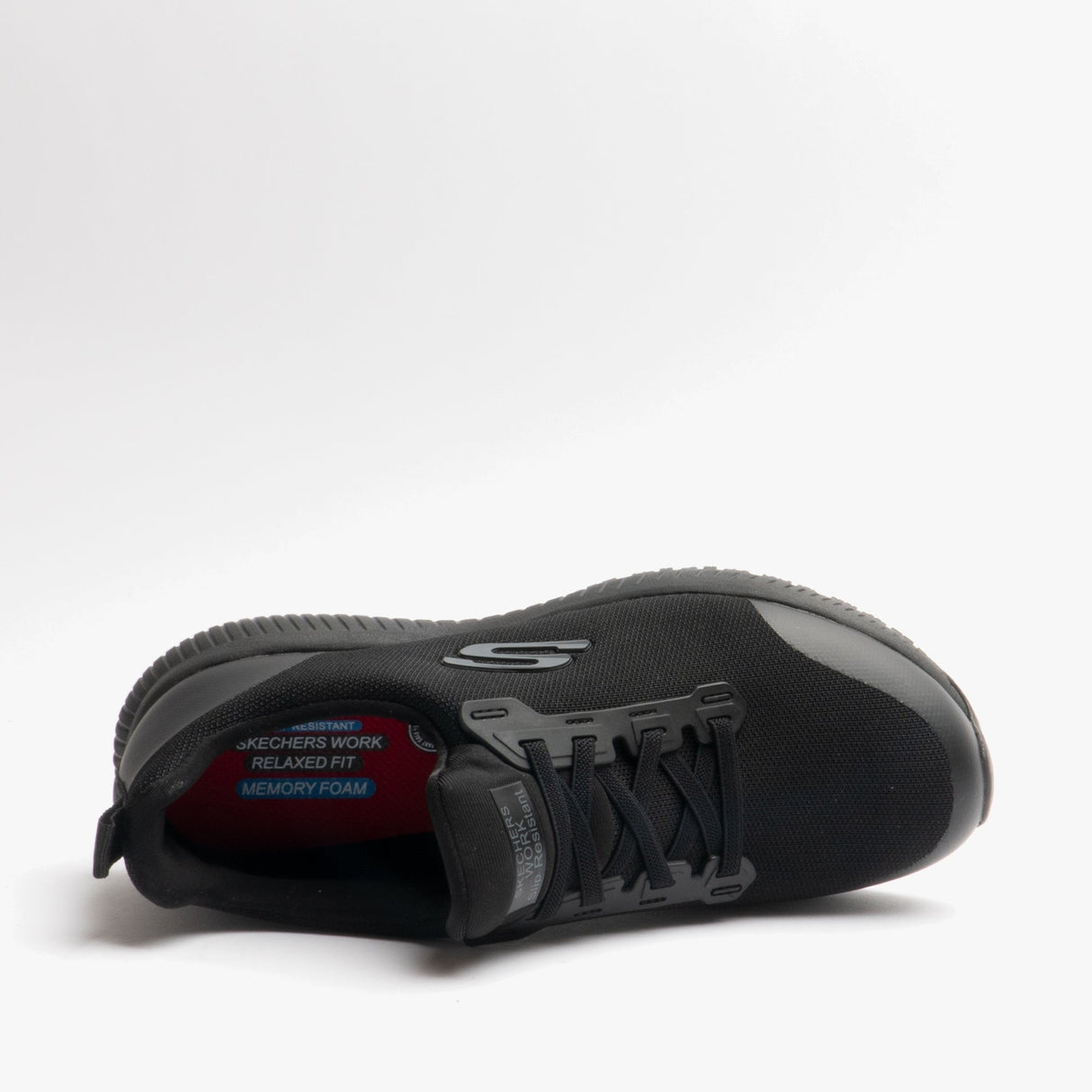 Skechers Work 77222EC SQUAD SR Womens Occupational Trainers Black