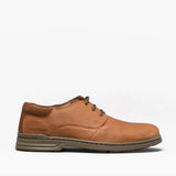 Hush Puppies MAX HANSTON Mens Leather Shoes Brown