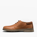 Hush Puppies MAX HANSTON Mens Leather Shoes Brown