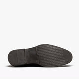 Hush Puppies DERBY Mens Leather Plain Toe Shoes Brown