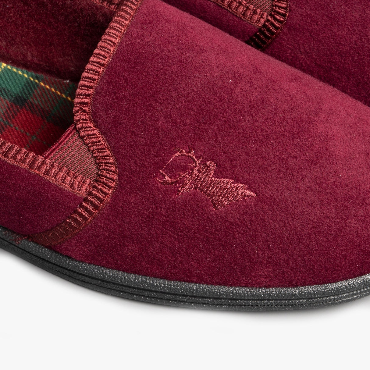 Mirak STAG Mens Slippers Wine