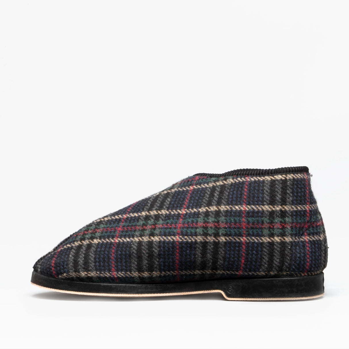 GBS WILLIAM Mens Boot Slippers Check
