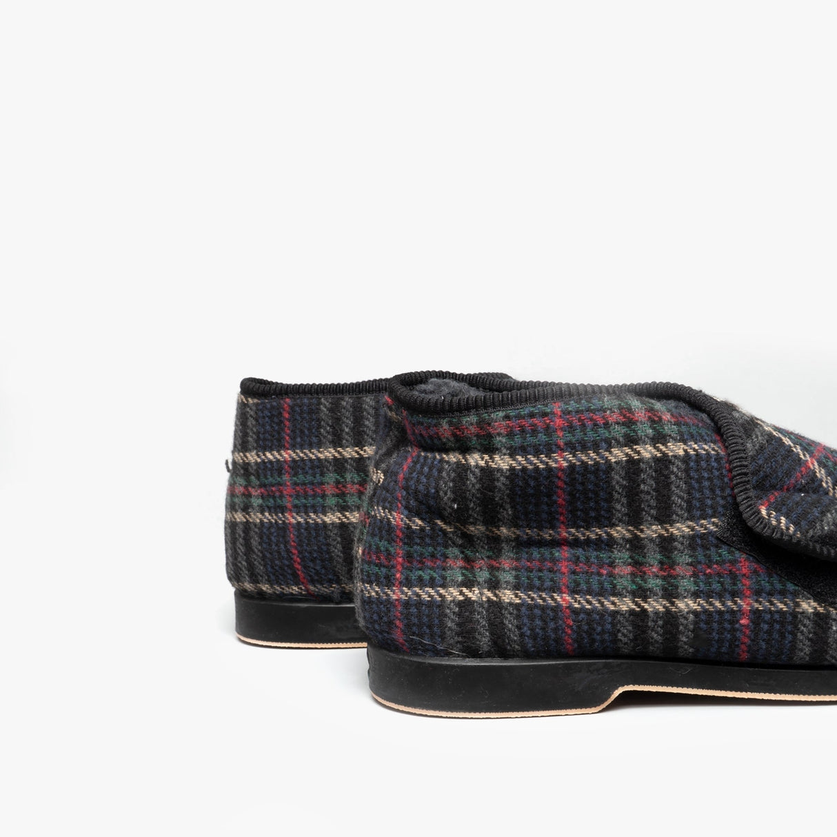 GBS WILLIAM Mens Boot Slippers Check