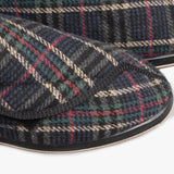 GBS WILLIAM Mens Boot Slippers Check