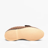 GBS KESWICK Mens Boot Slippers Brown