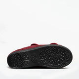 GBS Med BROMPTON Unisex Wide Fit Slippers Burgundy