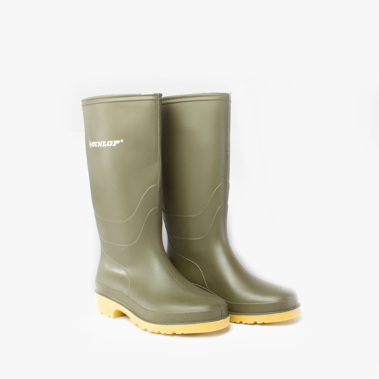 Dunlop DULL Unisex Junior Wellington Boots Green