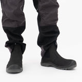 Grafters M371A Mens Coated Leather Safety Dealer Boots Black