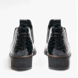 Rieker 53794-01 Womens Ankle Boots Black