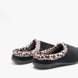 HOS Comfort CHERYL Womens Mule Slippers Leopard