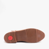 FitFlop ATHENA FLOWER STUD Womens Leather Ankle Boots Light Tan