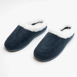 HOS Comfort AVRIL Womens Mule Slippers Navy