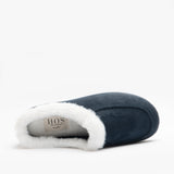 HOS Comfort AVRIL Womens Mule Slippers Navy
