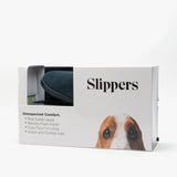 Hush Puppies ARNOLD Mens Suede Full Slippers Navy