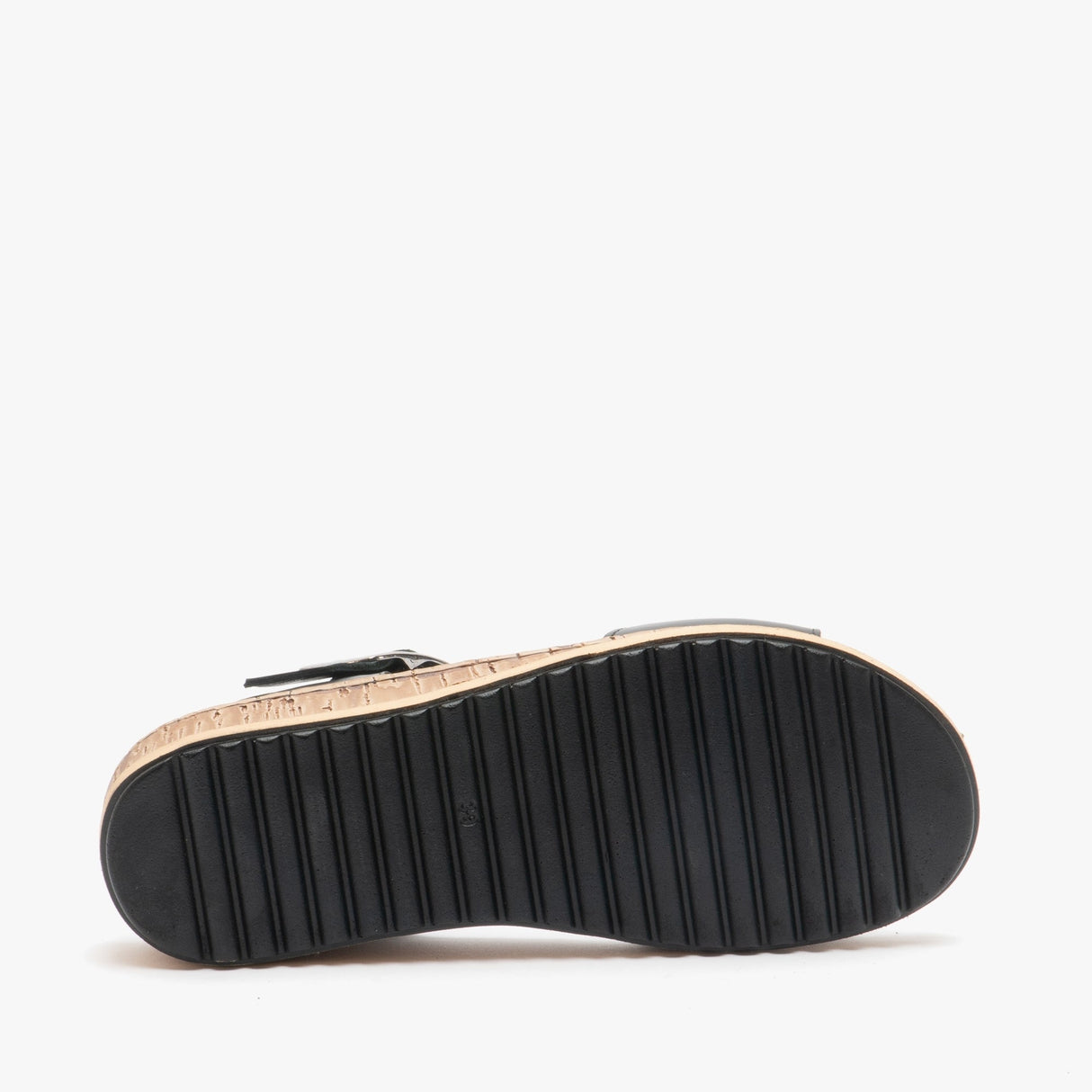 Hush Puppies ELLIE Womens Leather Sandals Black