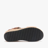 Hush Puppies ELLIE Womens Leather Sandals Tan